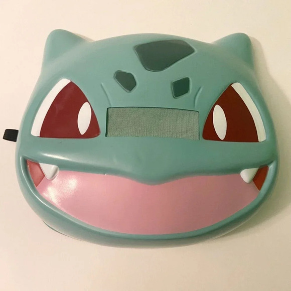 2020 Pokemon Bulbasaur Halloween Youth Mask Disguise Nintendo  Costume Cosplay - Picture 8 of 14